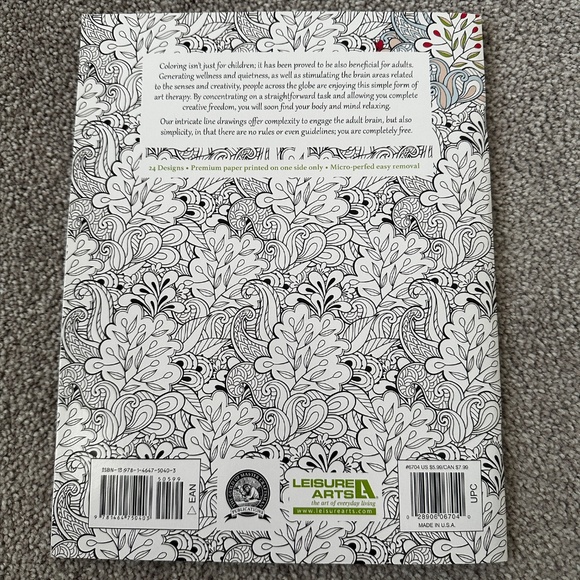 NEW Leisure Arts Natural Wonders Color Art Coloring Book - Picture 2 of 4